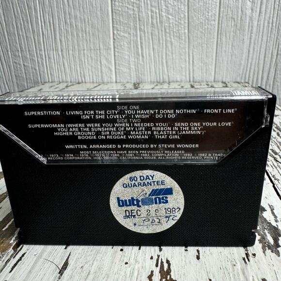 Stevie Wonder's Original Musiquarium 1977 Tamia Cassette Tape Blues Pop Soul Vtg - Picture 3 of 6